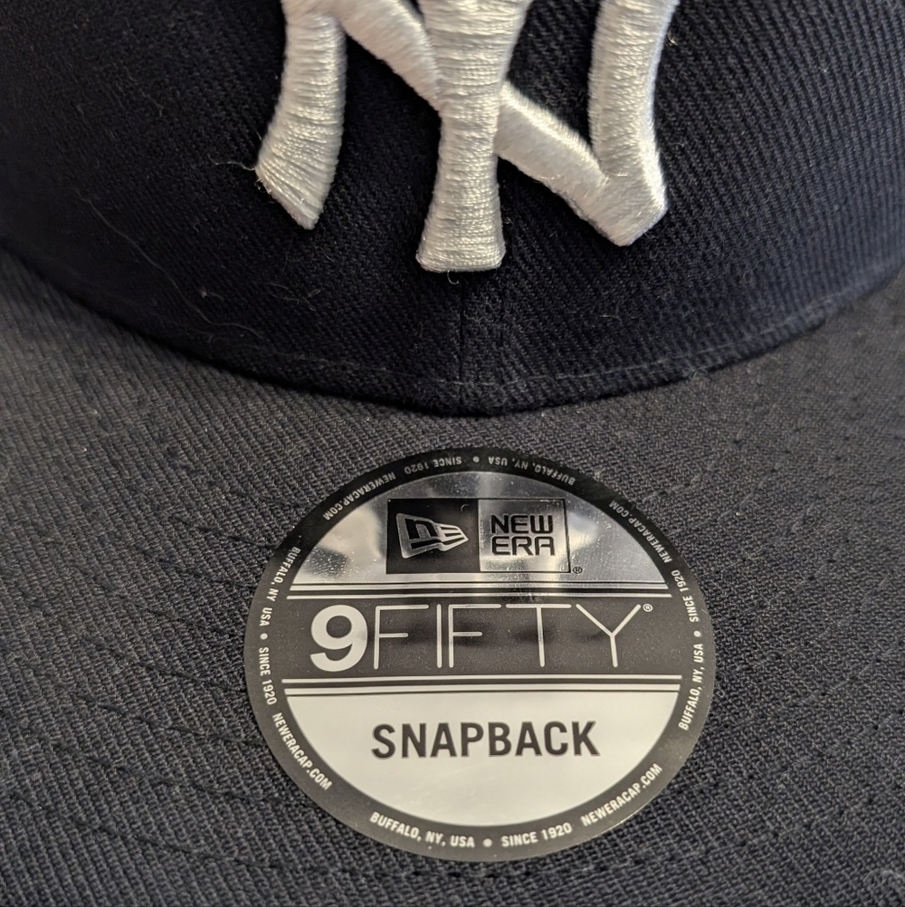 New Era 9FIFTY NY Yankees Mariano Rivera HoF Side Patch Snapback Hat Navy OS - Picture 8 of 10